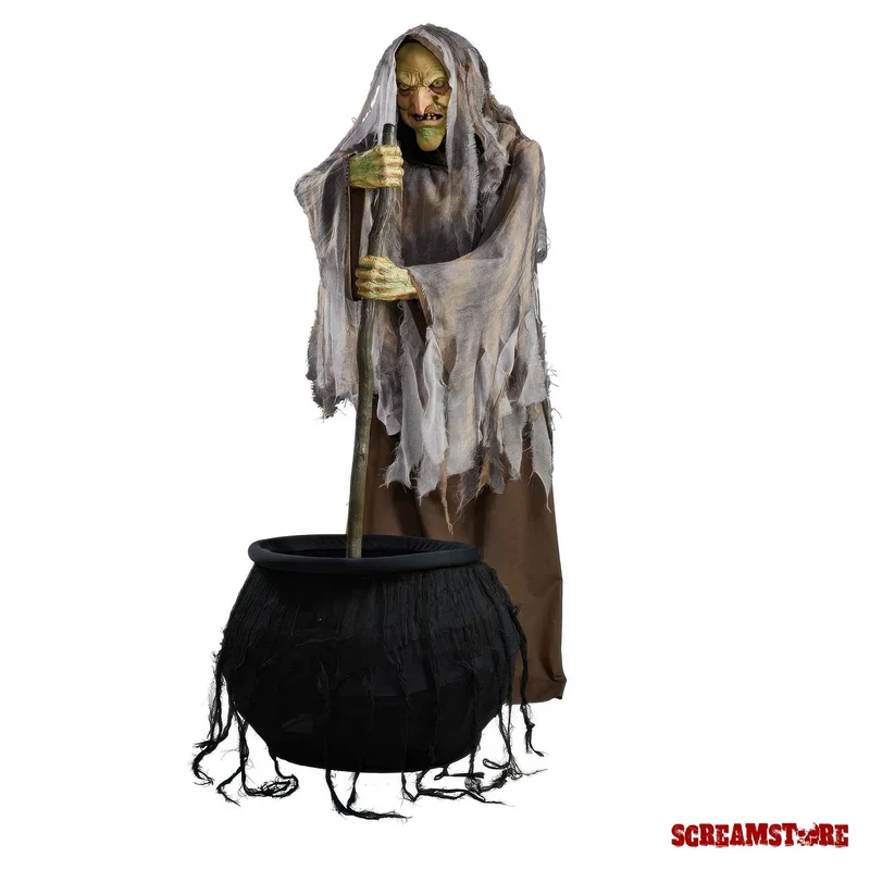 Creepy Hazel Giftmischer Hexe mit Hexenkessel