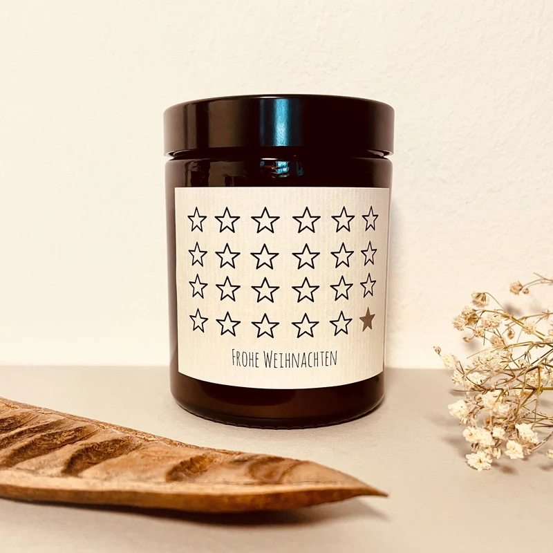 Adventskalender Duftkerze "Stern"