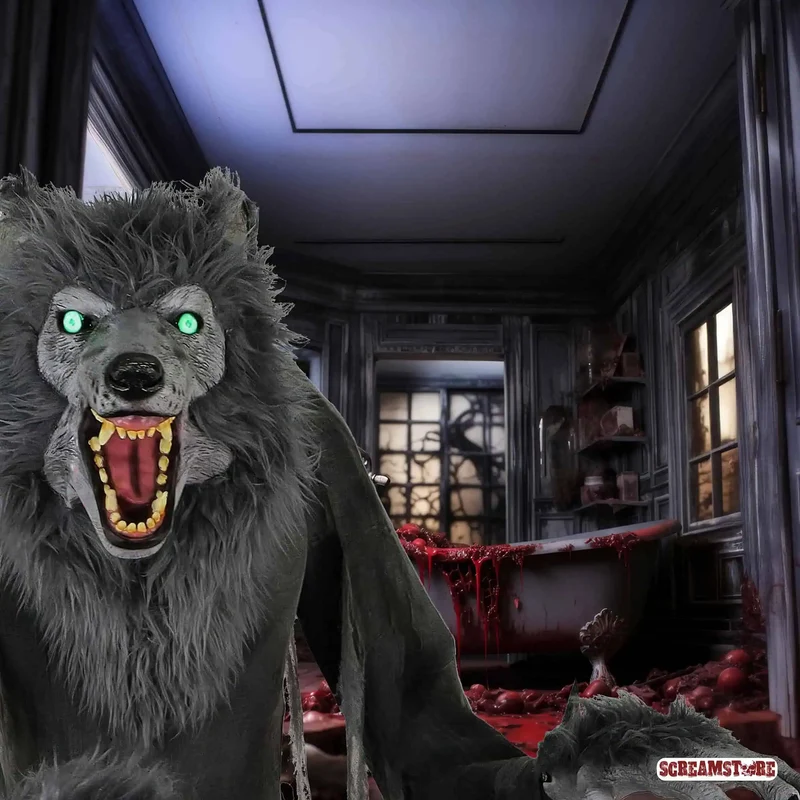 Riesiger stehender Hollywood Werwolf