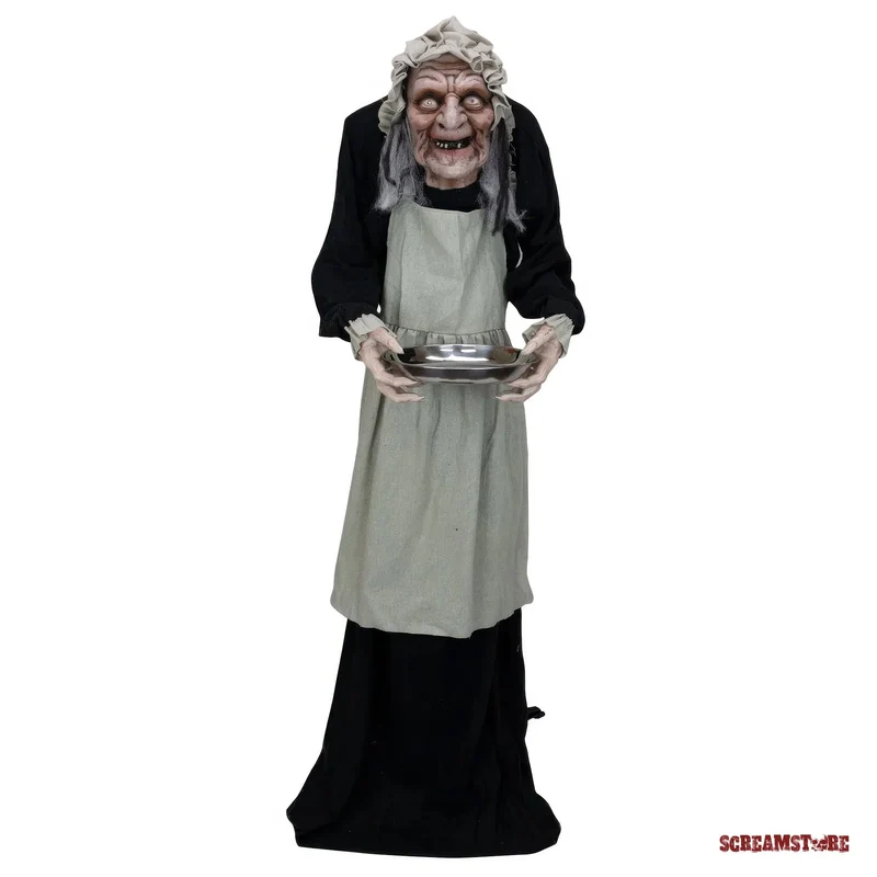 Creepy Granny Halloween Animatronic