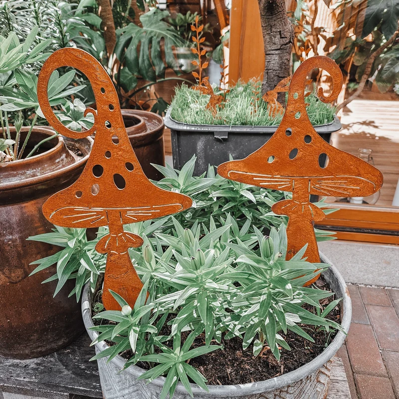 Gartenstecker Pilz