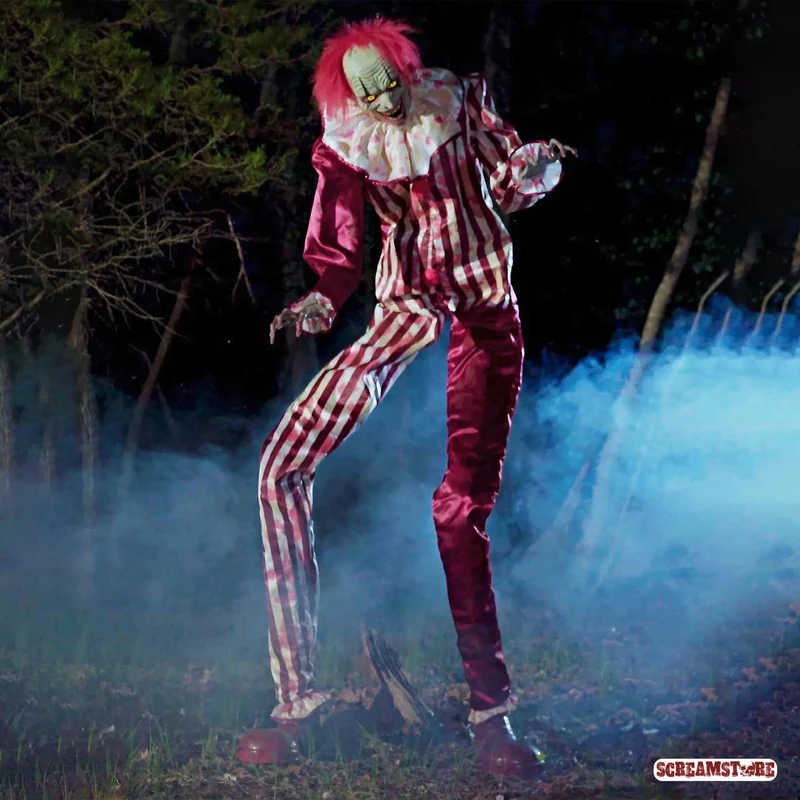 Blutrünstiger Zombie Psycho Clown XL