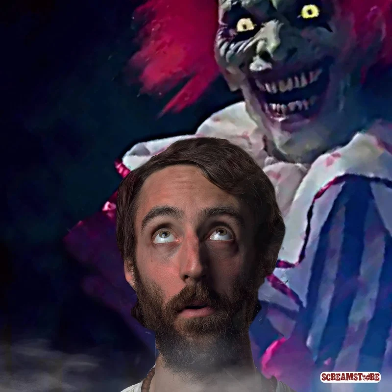 Blutrünstiger Zombie Psycho Clown XL