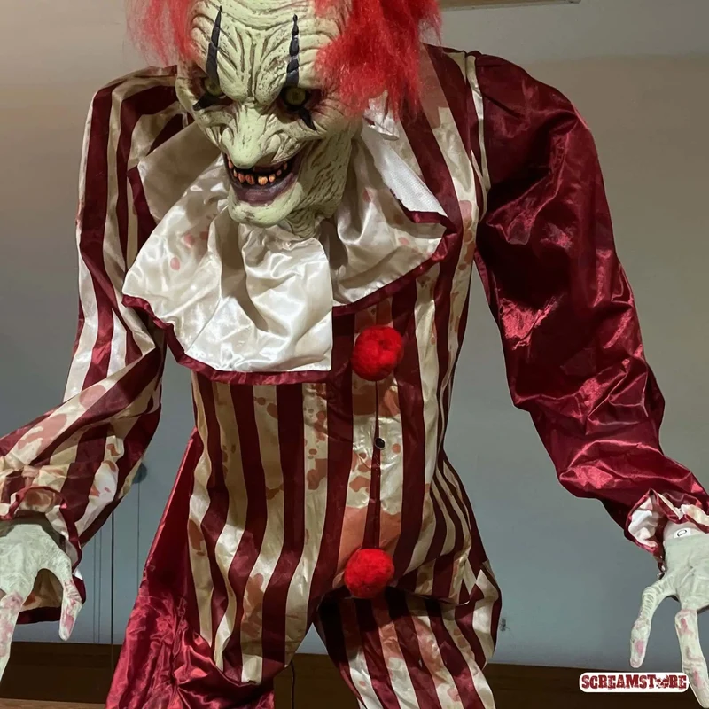 Blutrünstiger Zombie Psycho Clown XL
