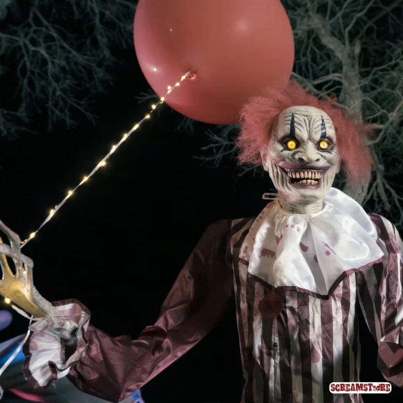 Blutrünstiger Zombie Psycho Clown XL