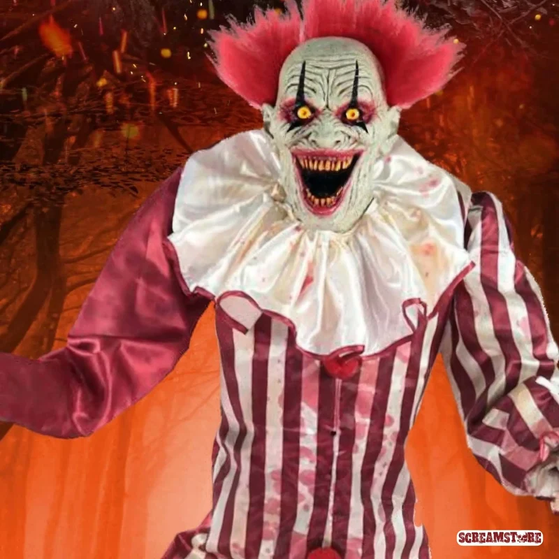 Blutrünstiger Zombie Psycho Clown XL
