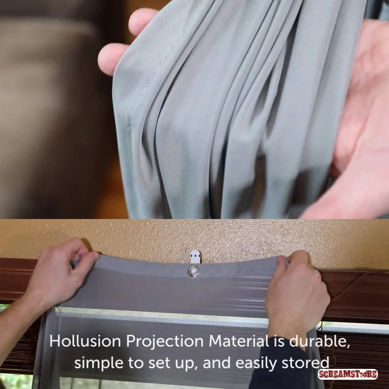 AtmosFX Hollusion Projektions Stoff XL grau