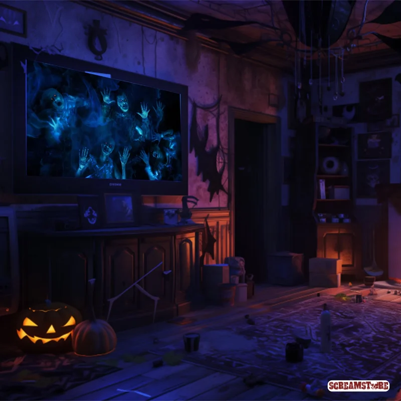 AtmosFX USB "Spooky Halloween Window Decorations"