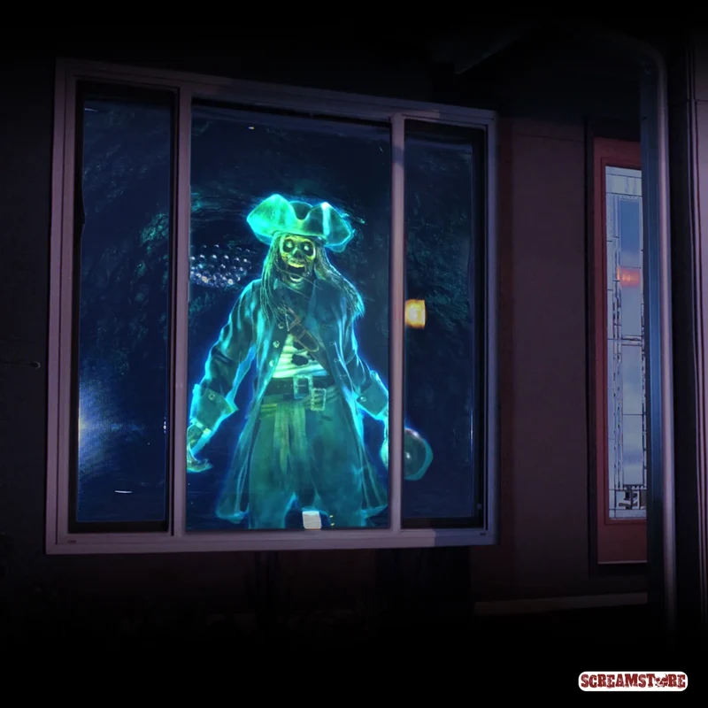 AtmosFX USB "Spooky Halloween Window Decorations"
