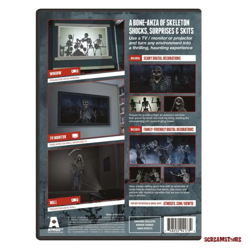 AtmosFX "DVD Bone Chillers" Kino Projektionen
