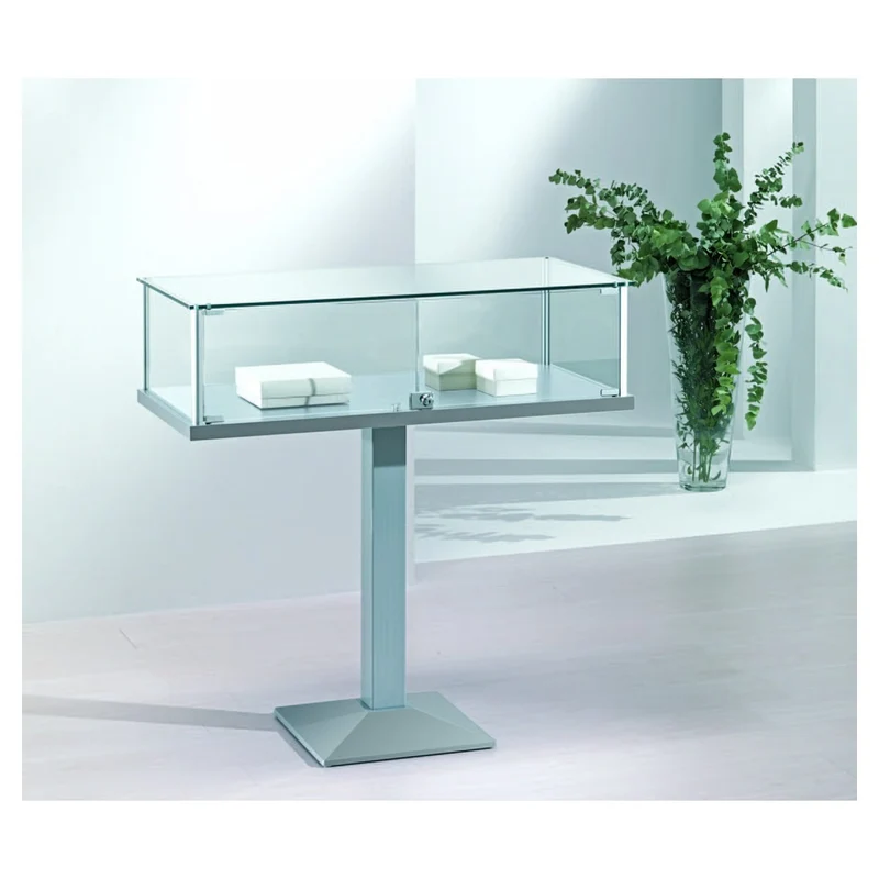 Casa Padrino Luxus Präsentationsvitrine 101 x 51 cm H. 99 cm - Ladeneinrichtung - Boutique Möbel - Made in Italy