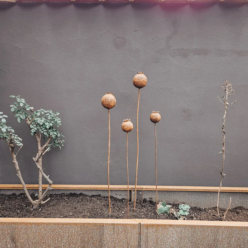 Gartenstecker Mohn