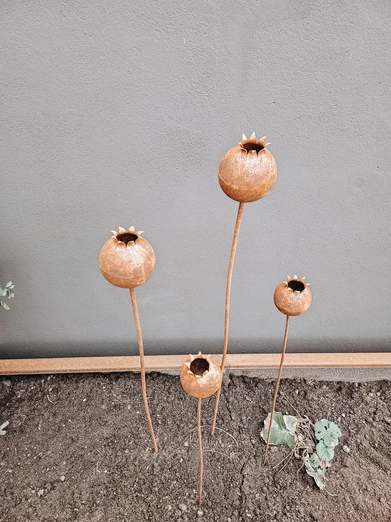 Gartenstecker Mohn