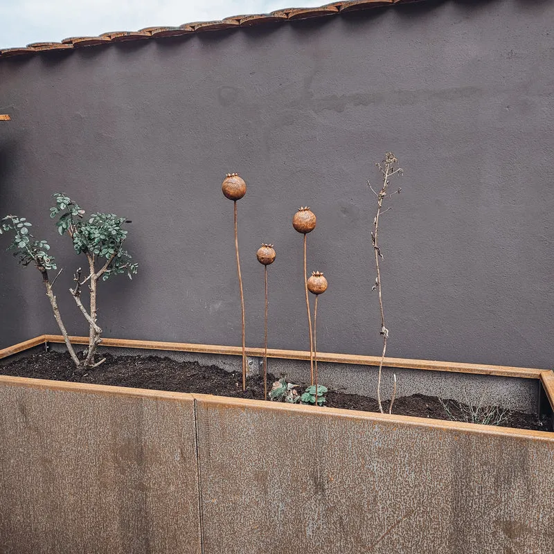 Gartenstecker Mohn
