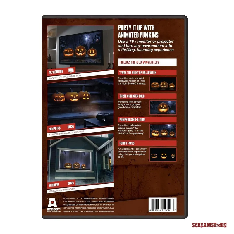 AtmosFX DVD "Jack O Lantern Jamboree"