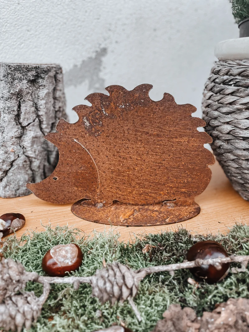Igel auf Platte
