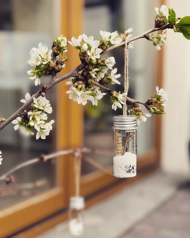 Flasche mit Füllung