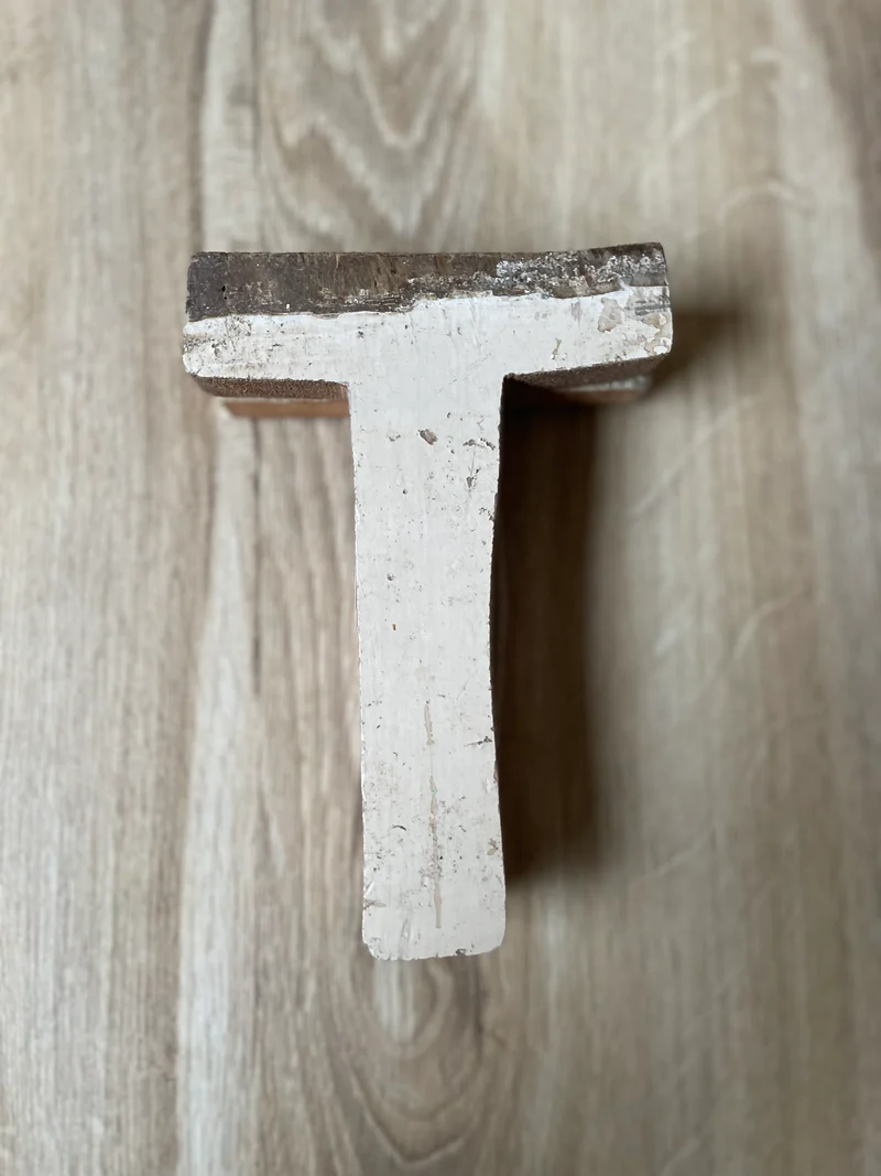 Holzbuchstaben