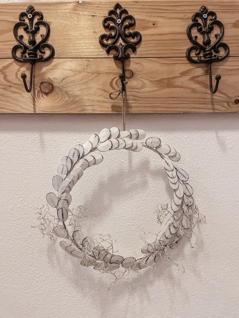 Metallkranz shabby chic