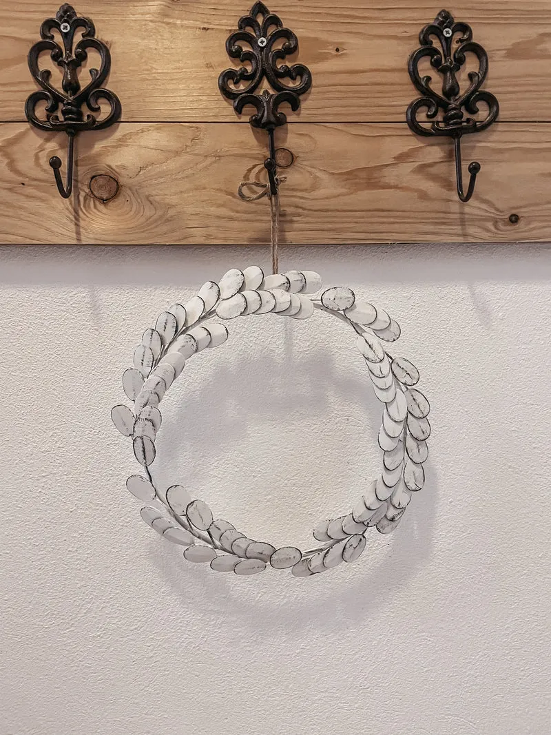 Metallkranz shabby chic
