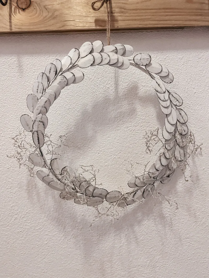 Metallkranz shabby chic