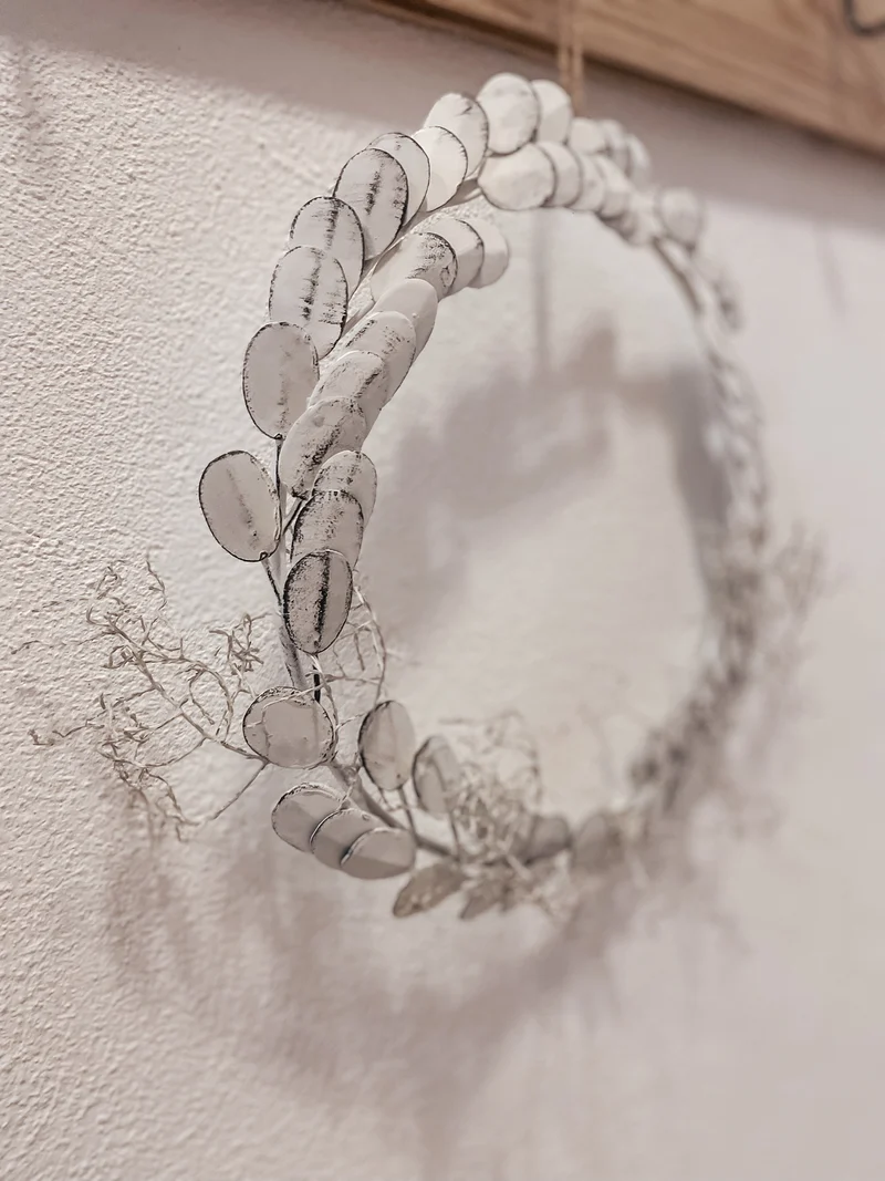 Metallkranz shabby chic