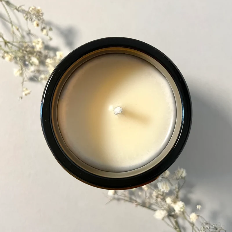 Handgemachte Mini Winterduftkerze in Apothekerglas | verschiedene Duftrichtungen