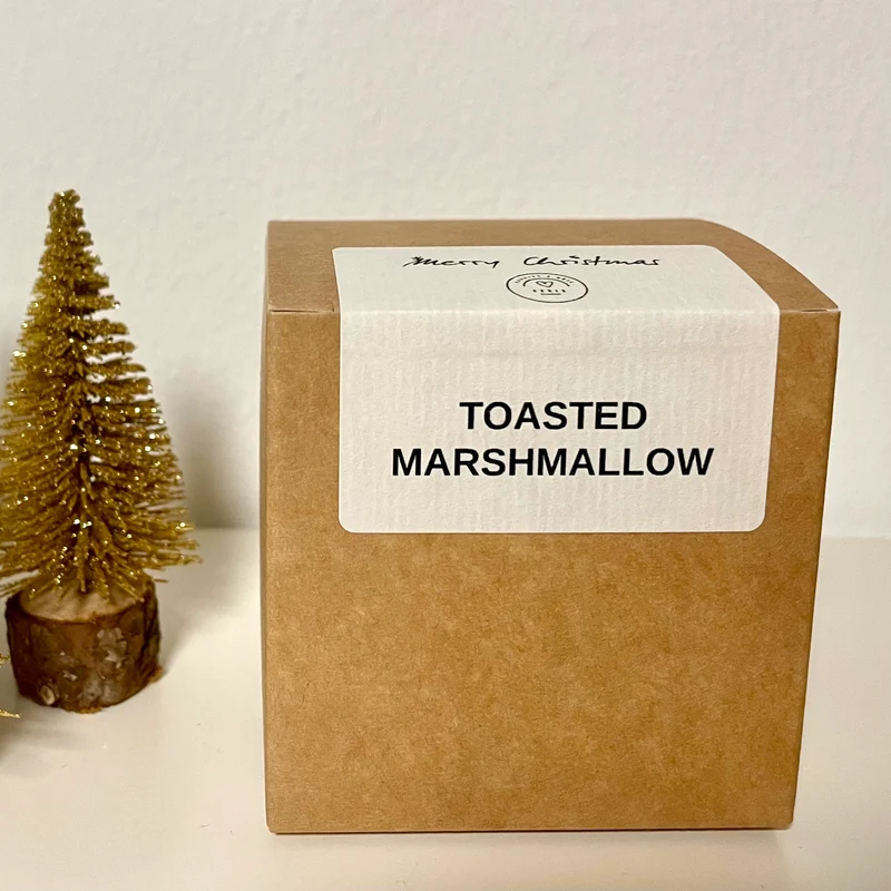 Handgemachte Mini Winterduftkerze in Apothekerglas | verschiedene Duftrichtungen