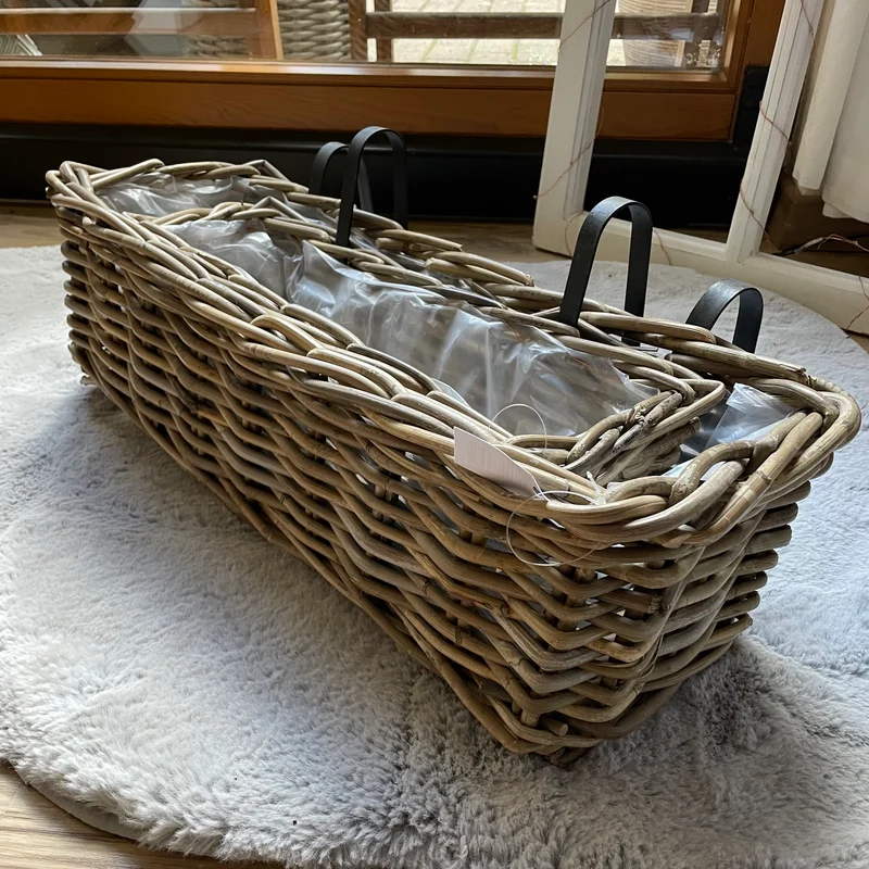 Rattan Balkon Kasten