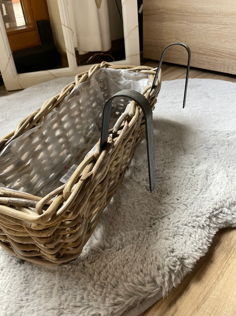 Rattan Balkon Kasten