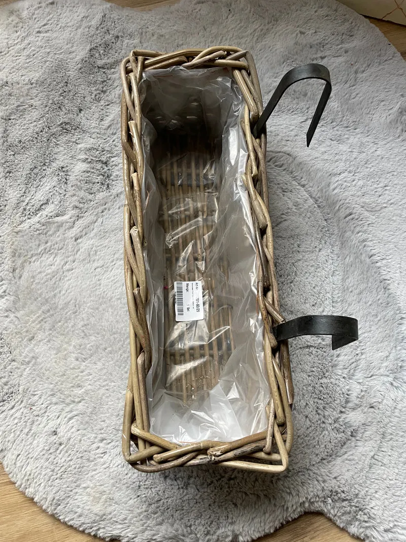 Rattan Balkon Kasten