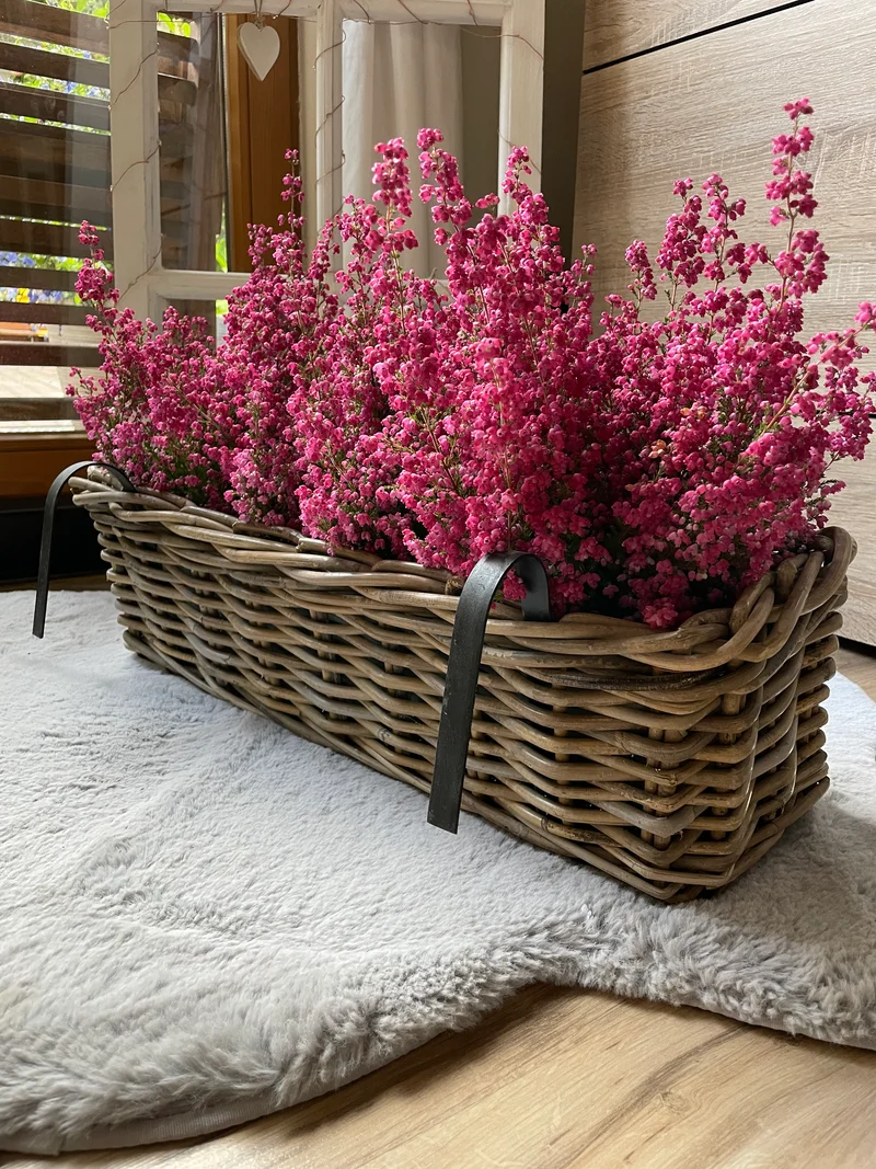 Rattan Balkon Kasten
