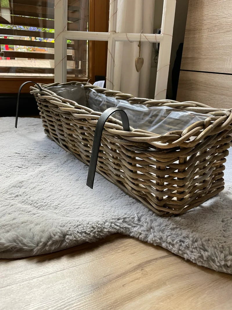 Rattan Balkon Kasten