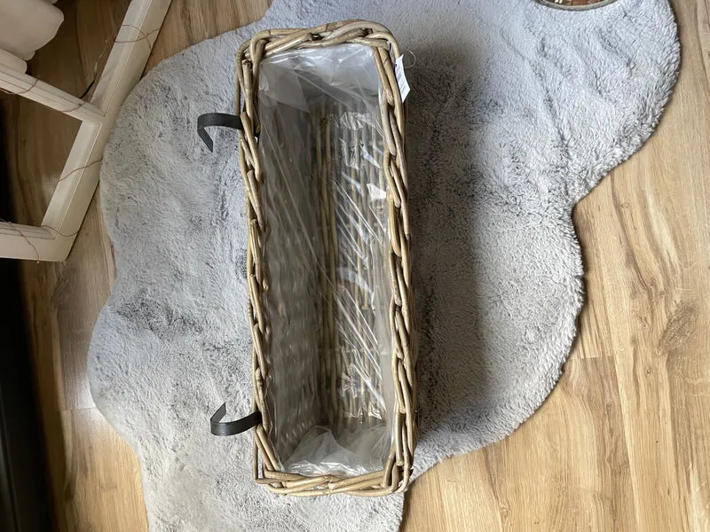 Rattan Balkon Kasten