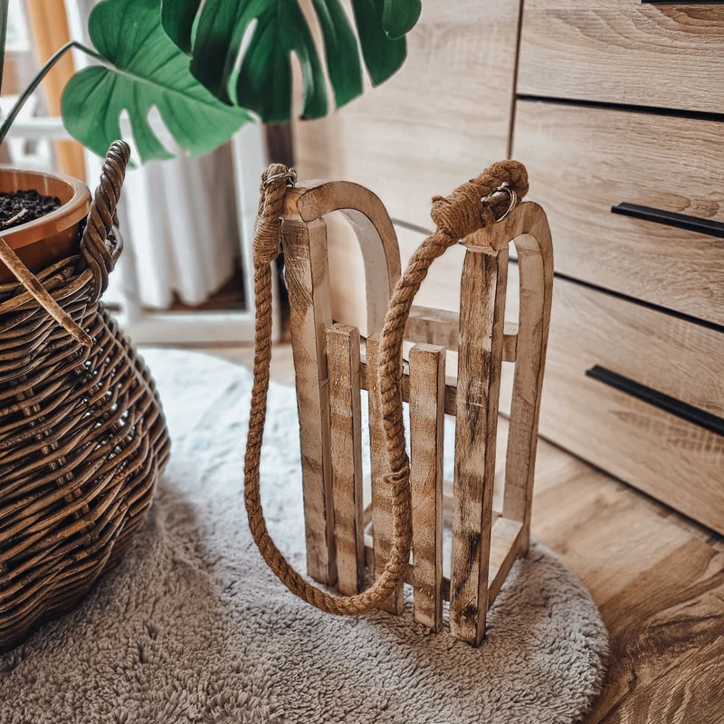 Schlitten shabby chic