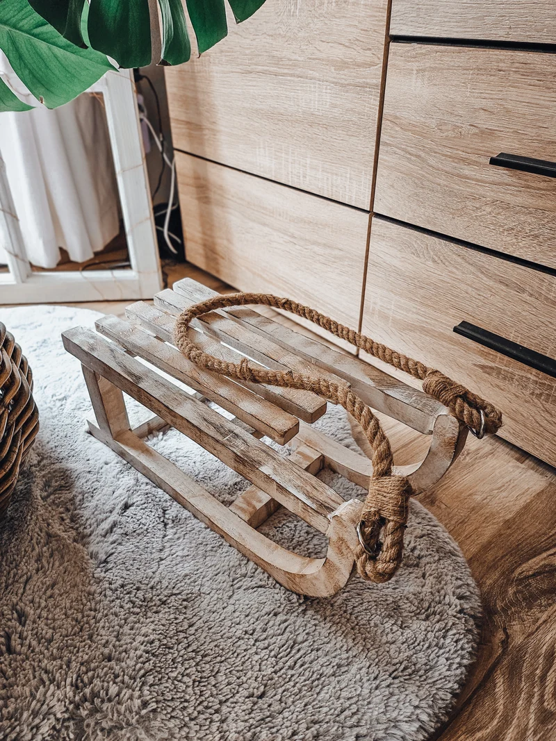 Schlitten shabby chic