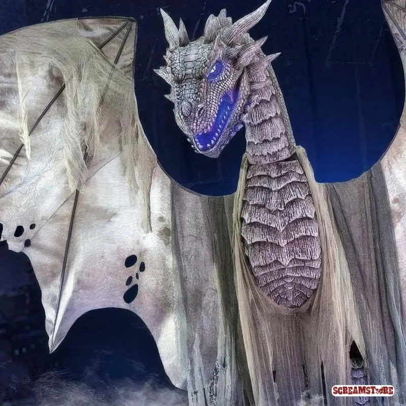 Sagenhafter XL Kino Winter Drache