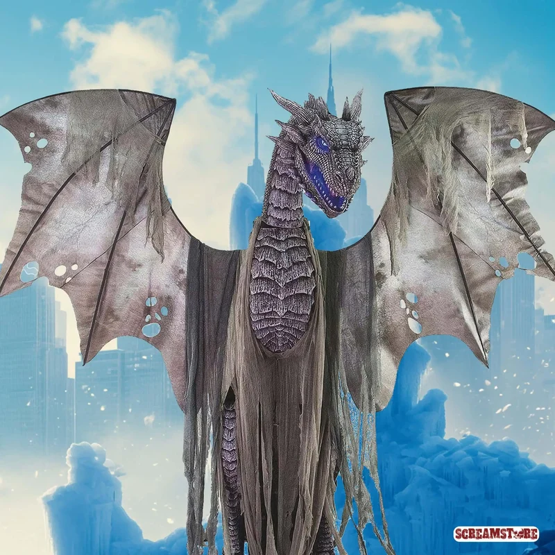 Sagenhafter XL Kino Winter Drache