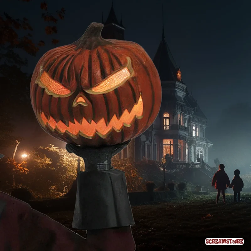 Headless Horsemann mit Jack O Lantern