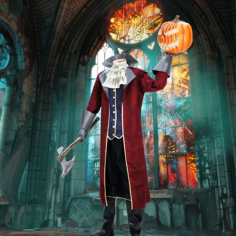 Headless Horsemann mit Jack O Lantern