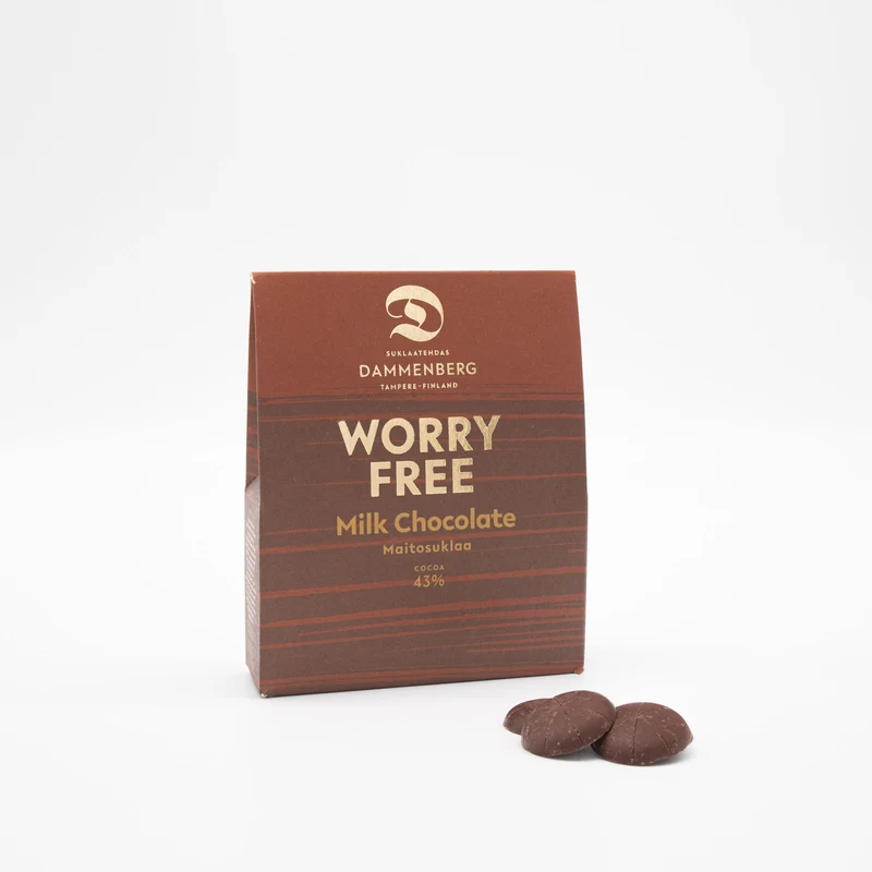 Milch-Schokoladentaler - Worry free 43% (Dammenberg)