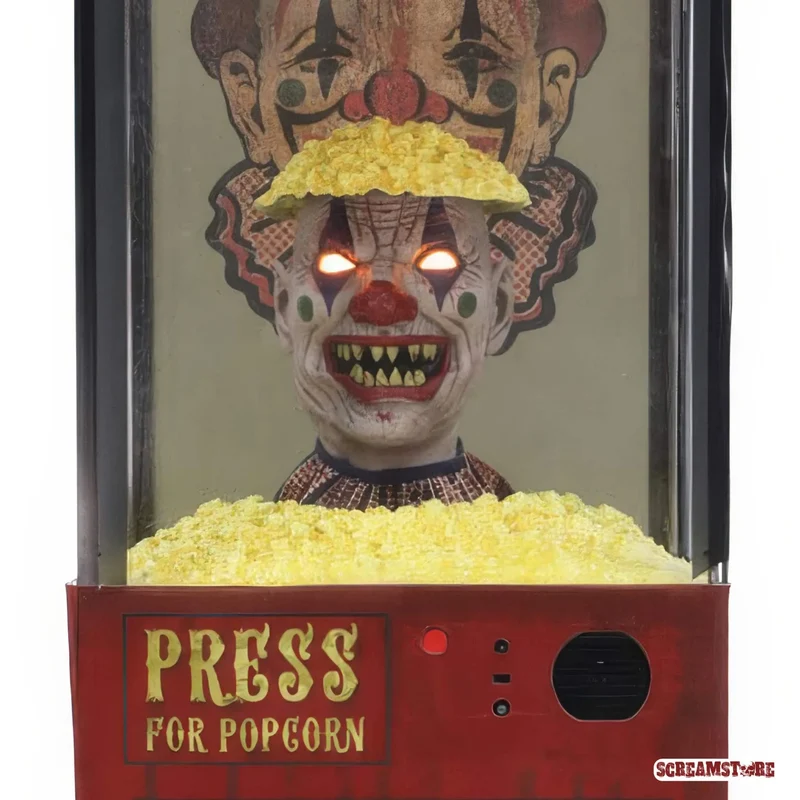 Scary Popcorn Popper Clown Schocker