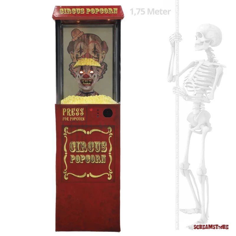 Scary Popcorn Popper Clown Schocker