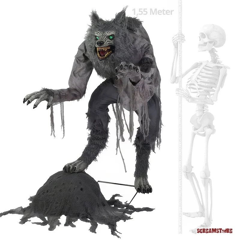 Lungernder Werwolf Vollmond Kino Monster