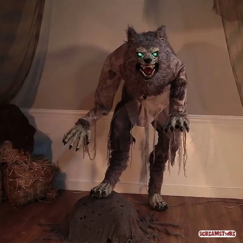 Lungernder Werwolf Vollmond Kino Monster