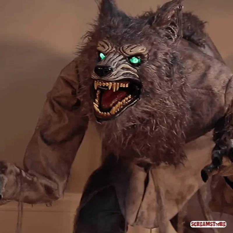 Lungernder Werwolf Vollmond Kino Monster