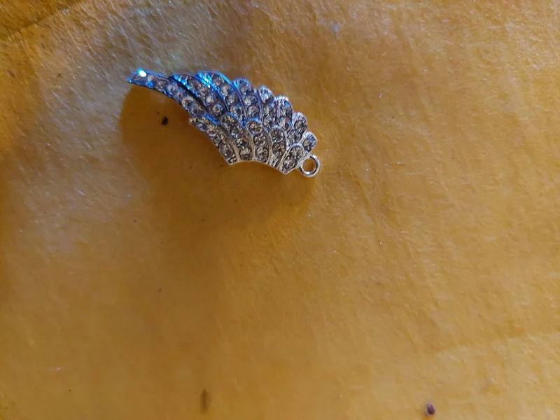 Engelsflügelanhänger silber