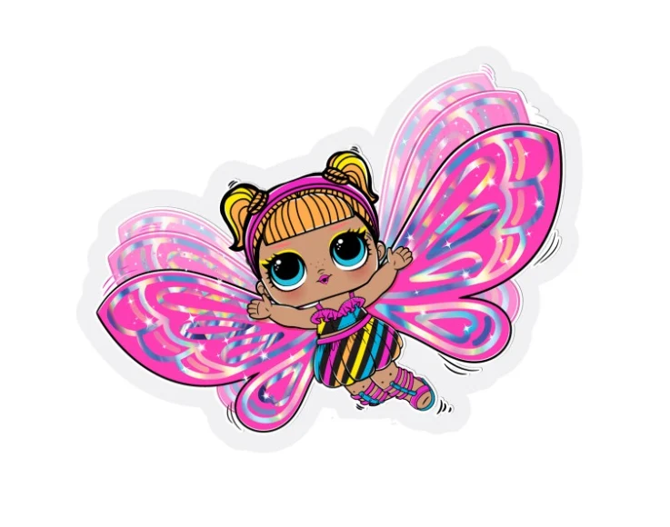 LOL Surprise Folienballon Schmetterling 23 cm