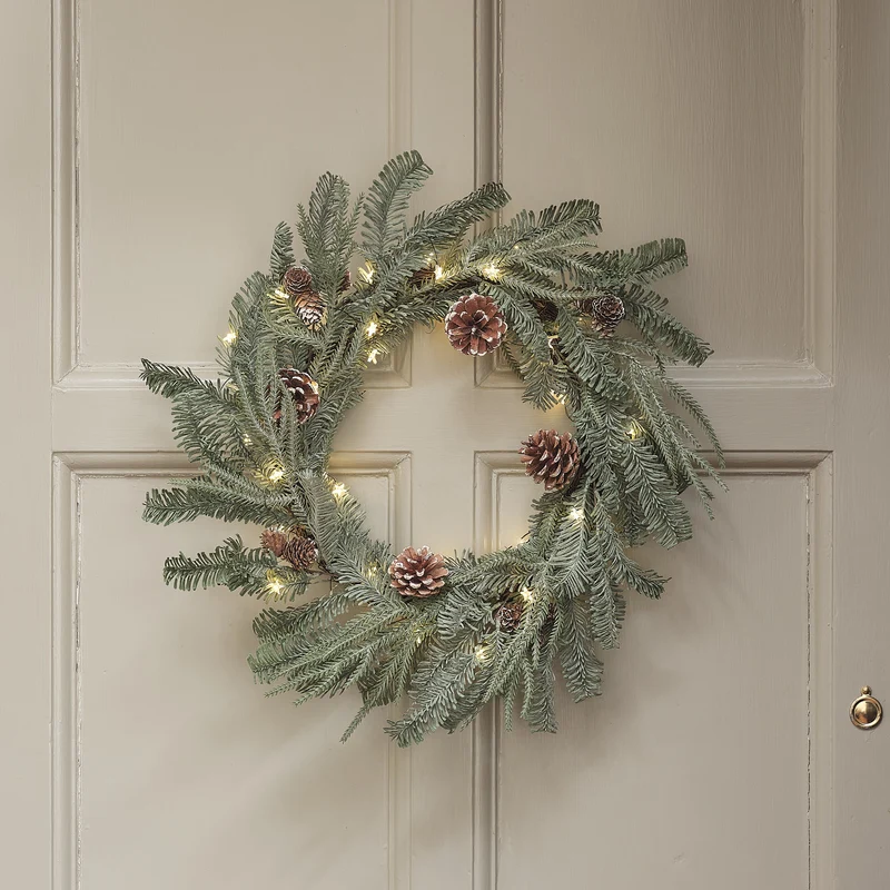 50 cm LED-Weihnachtskranz Once Upon a Star für den Außenbereich mit Timer