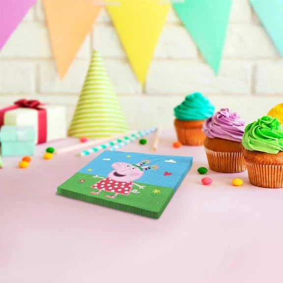 Peppa Pig Servietten 33 cm, 20 Stück